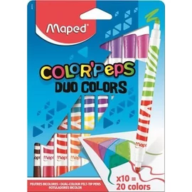 ROSTIRON 10 MAPED DUO Color Peps 10db (20szín) mosható
