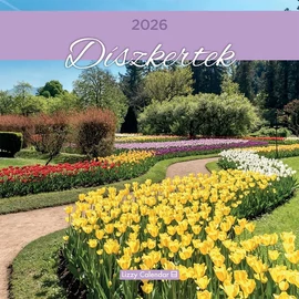 *33249 FALINAPTÁR 2026 kert Diszkertek Lizzy lemez 30*30cm