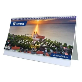 *33555 NAPTÁR asztali KÉPES 2026 Magyarország csodái VICTORIA OFFICE