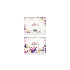 *39181 NAPTÁR asztali+hát 2026 23 mintás Mix Herlitz
