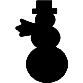 KREATÍV LYUKASZTÓ 16mm karos dekorgumihoz is CRE ART (hóember, TLYFO321)