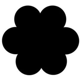 KREATÍV LYUKASZTÓ 16mm karos dekorgumihoz is CRE ART (virág, TLYFO333)