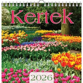 *41304 FALINAPTÁR 2026 Kertek T-Calendar 33*33cm spirálozott