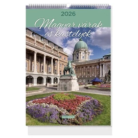 *44106 ALINAPTÁR 2026 Magyar várak és kastélyok LIZZY B4 spirálozott 23,5*33cm