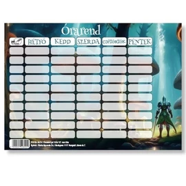 *46895 ÓRAREND pd vegyes minta 16,5-11,7cm