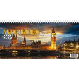*48109 NAPTÁR asztali KÉPES 2026 A világ fővárosai T-Calendar