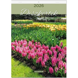 *48286 FALINAPTÁR 2026 Díszkertek LIZZY A4 tűzött