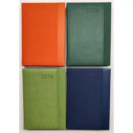 *48397 HATÁRIDŐNAPLÓ 2026 A5 napi Szekszárd Premium Bright vegyes szín