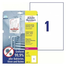 CIMKE Antimikrobiális fólia 210x297mm fehér 10 lapos