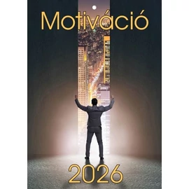 *54545 FALINAPTÁR 2026 Motivációs naptár T-Calendar A4 tűzött
