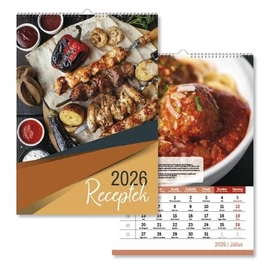 *56452 FALINAPTÁR 2026 pd A3 Receptek 30*42cm spirálozott