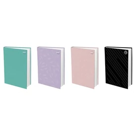 *58895 NAPLÓ A5 T-CREA Extra egyszínű 48 lapos vonalas keménytáblás