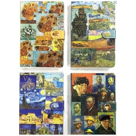 NAPLÓ A5  Van Gogh mágneses B6-8601