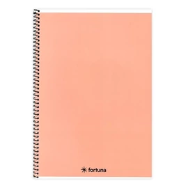 *60816 FÜZET spirál A4 FORTUNA Monocolor pasztell szín = 70l