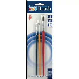 ECSET készlet  3db-os ICO 4-6-10  Süni,Crea.Kids festett, színes