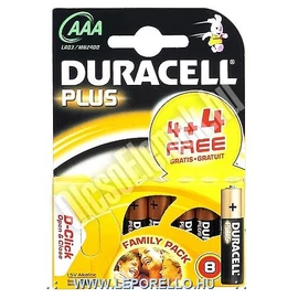 ELEM DURACELL  Alkáli micro AAA 1db LR03 MN2400