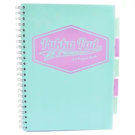 FÜZET spirál A4 PUKKA PAD "Pastel" Project Book 5reg. = 200old. PP
