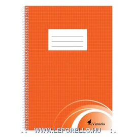FÜZET spirál A4 VICTORIA  70lap fr #