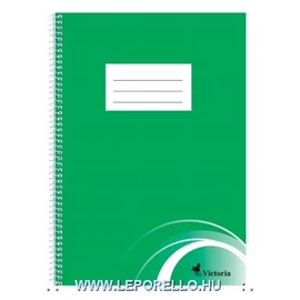 FÜZET spirál A4 VICTORIA  70lap sima