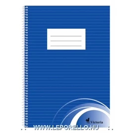 FÜZET spirál A4 VICTORIA 70lap vonalas