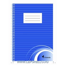 FÜZET spirál A5 VICTORIA vonalas 70l