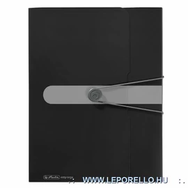 FÜZETBOX A4 PP HERLITZ "EASY" (fekete, 11206117)