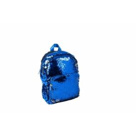 Hátitáska Quattro Colori Sparkle kék flitteres, 32cm, 7l