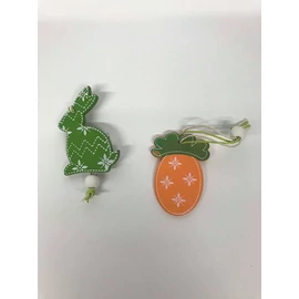 HÚSVÉTI DEKOR fa tojás, nyúl gyöngyös akasztható