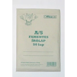 ÍRÓLAP 20-50 famentes, borítékos,