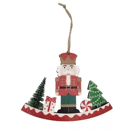 *48517 KAR. AJTÓDÍSZ fa diótörő 15*12cm