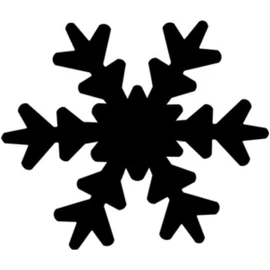 KREATÍV LYUKASZTÓ 25mm karos dekorgumihoz is CRE ART (hópehely3, TLYFO355)