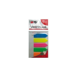 LAPJELÖLŐ neon nyíl Off Art 12x45mm  5*20lap  5szín