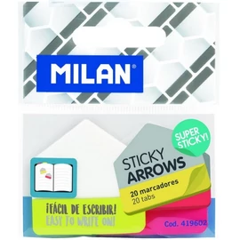 LAPJELÖLŐ nyíl MILAN 80x71mm  20lap 419602**