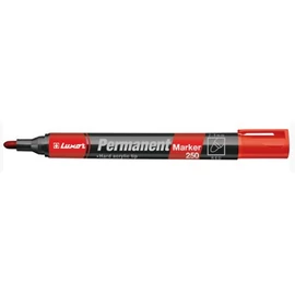 MARKER permanent LUXOR 250 B kerek (piros, KCFX0191)