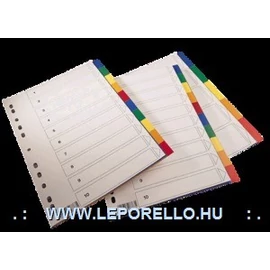 REGISZTERES ELV. A4  6 szín műa. SP-421