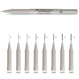 ROSTKIHUZÓ  FABER Castell 0,3 ECCO PIG. fekete