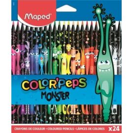 SZÍNES CERUZA 24 MAPED "Color'Peps Monster"