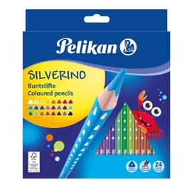 SZÍNES CERUZA  24 PELIKAN Silverino