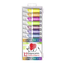 TEMPERA 12  ICO Süni 12*12ml Metál és Neon színek