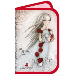 TOLLTARTÓ 2 klapnis Santoro / Gorjuss 335-72 14*21*3,5cm (Rose Tea, TTATT3357)