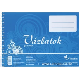 *31901 VÁZLATFÜZET B5-32lap famentes VICTORIA