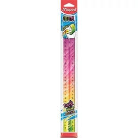 VONALZÓ egyenes 30cm MAPED Twist&#039;n Flex Decor hajlitható