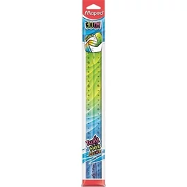 VONALZÓ egyenes 30cm MAPED Twist&#039;n Flex Decor hajlitható