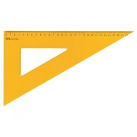 VONALZÓ háromszög 45'/25 ARISTO Geo Contrast narancs 25cm