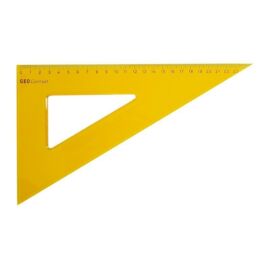 VONALZÓ háromszög 60'/25 ARISTO Geo Contrast narancs 25cm