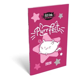 *50621 ZSEBNAPTÁR 2026 heti Lizzy A6 tüzött vegyes minta