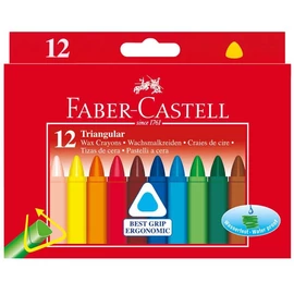 ZSÍRKRÉTA 12 viaszkréta FABER Castell háromszögű 120010