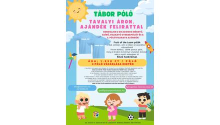 Tábori póló ajándék baseball sapkával!