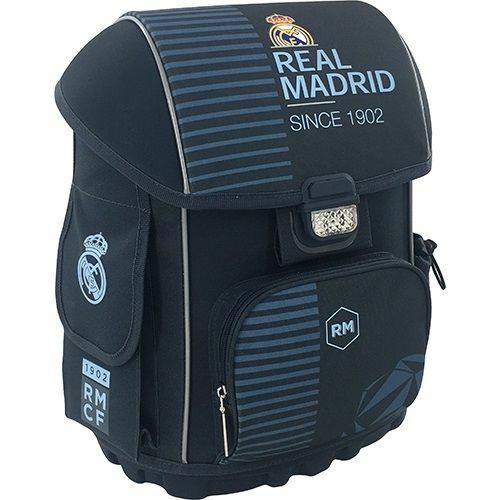 *35421 Iskolatáska Real Madrid 3 anatómiai kék/világoskék 530311