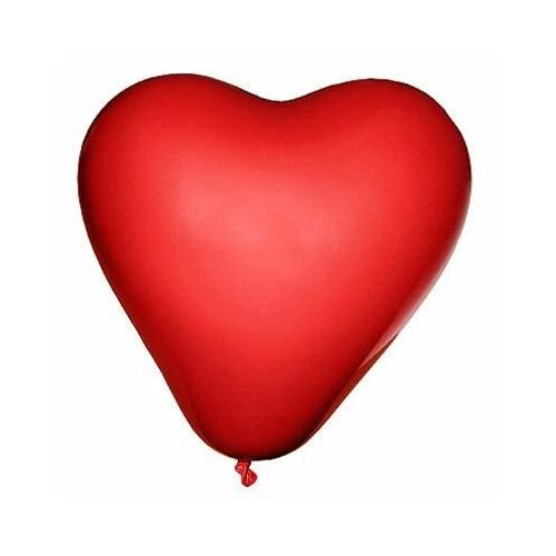 LUFI szív forma piros 25cm   10db/cs.